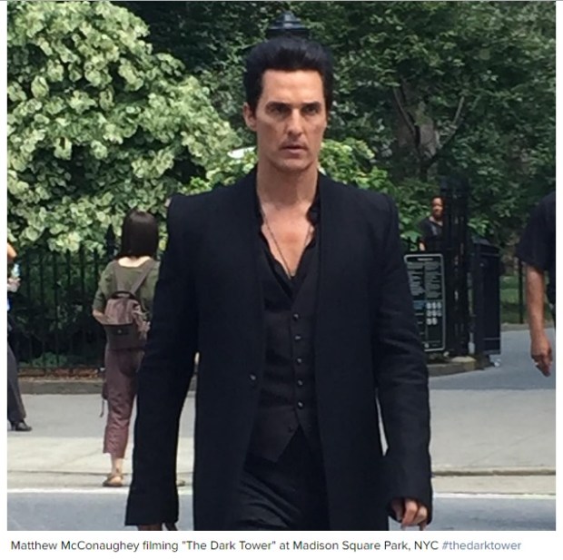 Matthew as the Man in Black