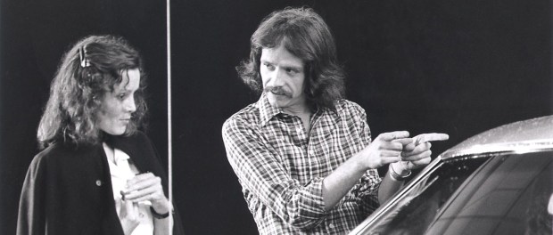 John Carpenter on the set of Halloween