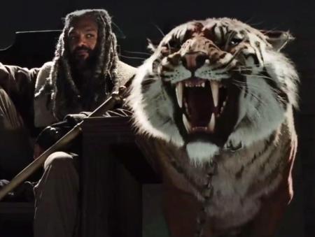 The Walking Dead's Ezekial and Shiva and