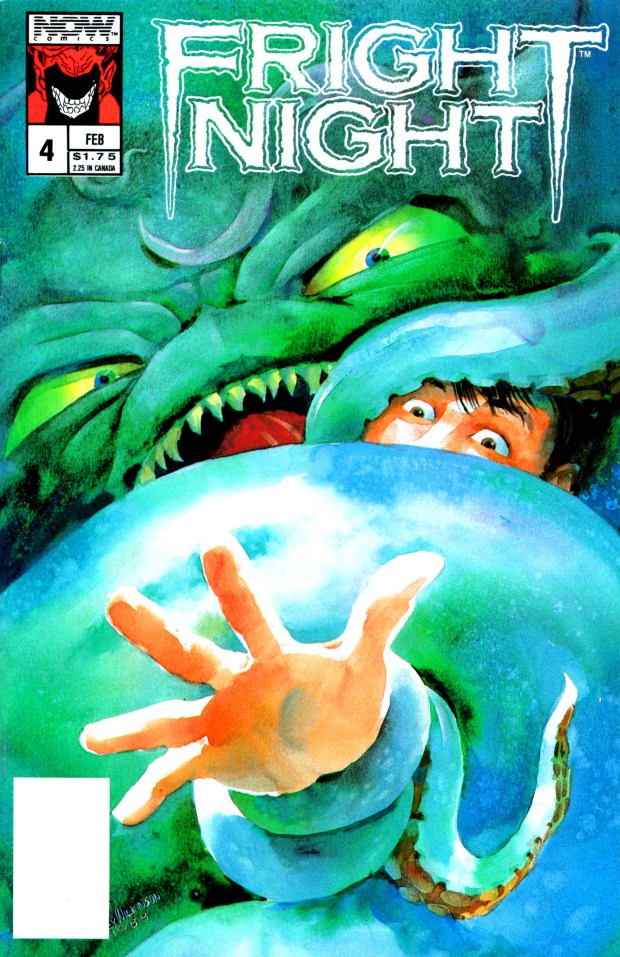 Fright Night Comic Book Issue 4 cover