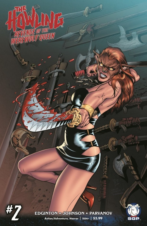 The Howling Revenge of the Werewolf Queen #2 Cover