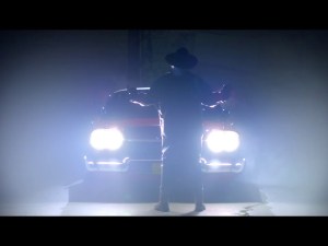 John Carpenter in his new music video for Christine