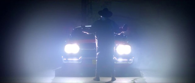 John Carpenter in his new music video for Christine